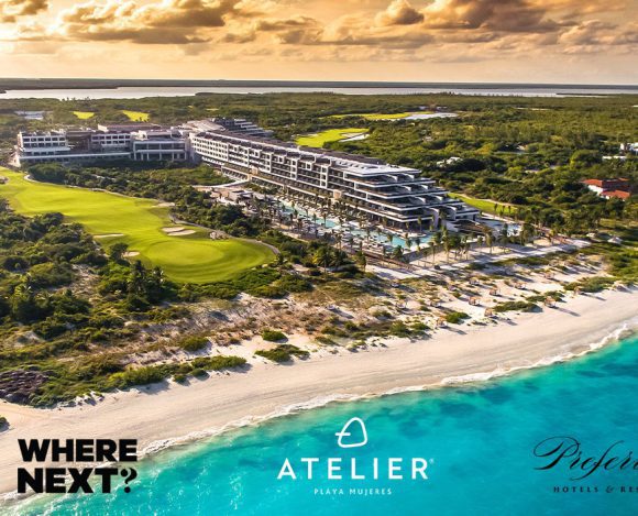 Panoramic view of ATELIER ESTUDIO Playa Mujeres resort complex