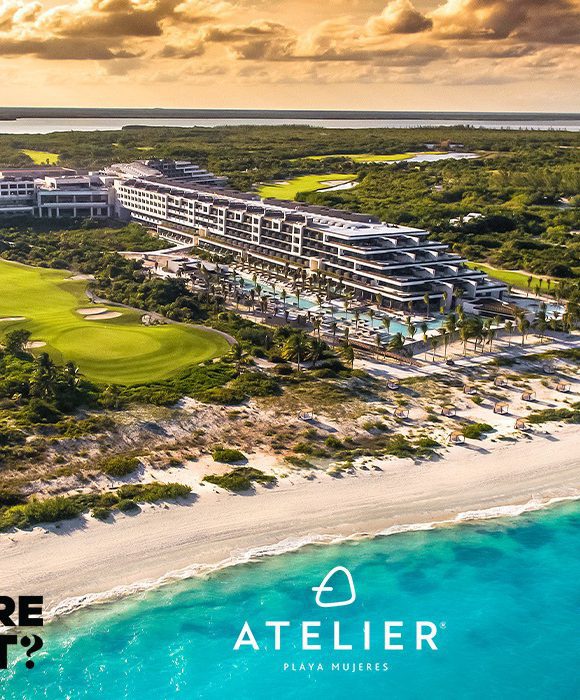 Panoramic view of ATELIER ESTUDIO Playa Mujeres resort complex